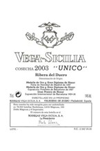 Vega Sicilia #09 Unico Ribera Duero (Vega Sicilia) 1998